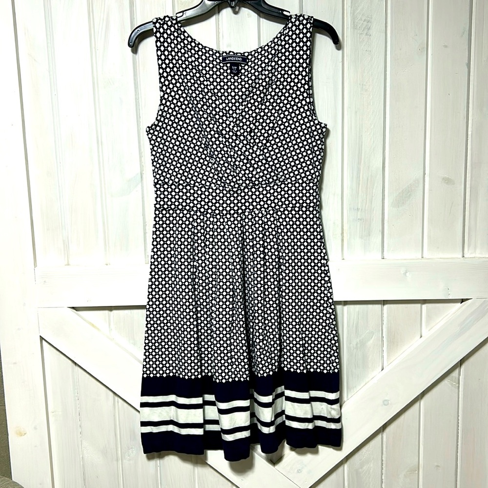Lands’ End Sleeveless Midi Dress - Size S/P Misses 6-8